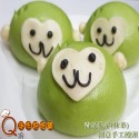 Q坊-猴年-6運猴-青綠猴子(抹茶)手工創意造型饅頭