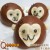 Q坊-猴年-6運猴-咖啡猴子(巧克力)手工創意造型饅頭