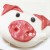 Q坊-豬年-小紅豬-創意造型刈包(割包)-純鮮奶口味刈包(割包)