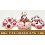 Q坊-客製化生肖主題-牛壽星-3D立體乳牛+裝飾與字造型饅頭蛋糕(6吋)