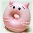 Q坊-廸士尼家族系列-粉紅小豬-(頂級馬卡龍專用之草莓粉)造型甜甜圈饅頭