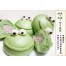 Q坊-抹茶大眼蛙創意造型芋泥包子饅頭